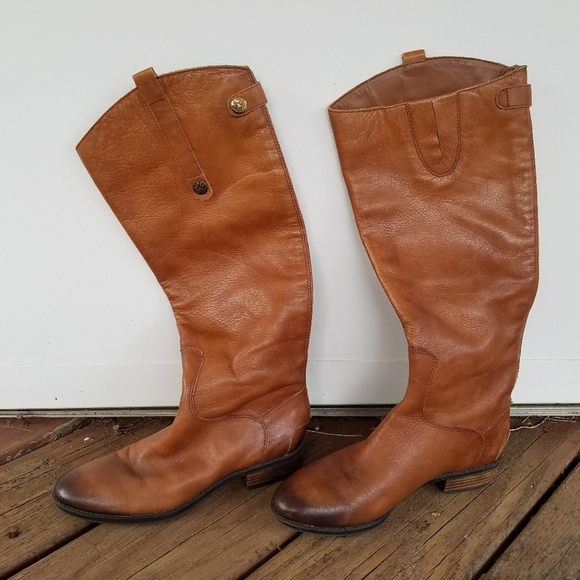 Sam Edelman Penny Boots Tan Size 7M - Picture 2 of 16